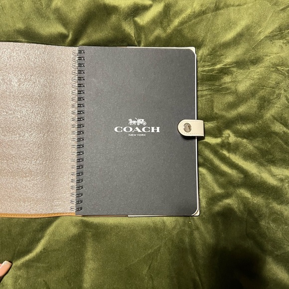 Coach Houndstooth Patterned Notebook - Picture 3 of 4